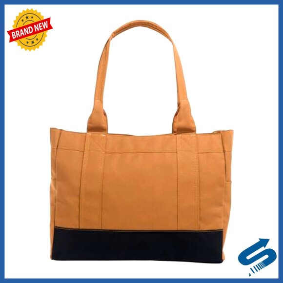 Durable Water-Resistant Tote Bag with Zipper Closure and Interior Pockets - Picture 4 of 7